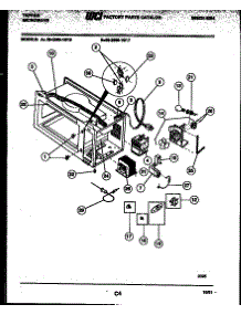04 - Body Parts parts for Frigidaire Microwave 56-2898-10-16 from AppliancePartsPros.com