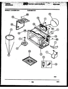 05 - Wrapper And Body Parts parts for Frigidaire Microwave 56-2898-10-16 from AppliancePartsPros.com