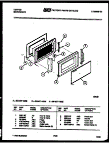 03 - Door Parts parts for Frigidaire Microwave 56-2477-10-02 from AppliancePartsPros.com