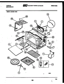 05 - Wrapper And Body Parts parts for Frigidaire Microwave 56-2851-10-01 from AppliancePartsPros.com