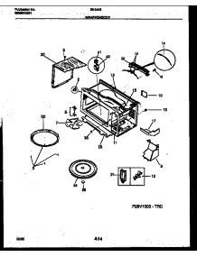 05 - Wrapper And Body Parts parts for Frigidaire Microwave 56-3443-10-01 from AppliancePartsPros.com