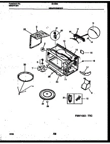 05 - Wrapper And Body Parts parts for Frigidaire Microwave 56-3863-10-01 from AppliancePartsPros.com
