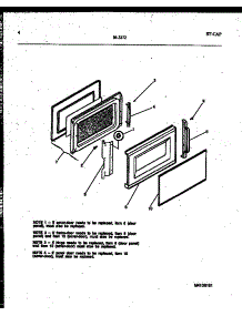03 - Door Parts parts for Frigidaire Microwave 56-3272-10-01 from AppliancePartsPros.com