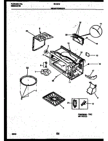 05 - Wrapper And Body Parts parts for Frigidaire Microwave 56-3272-10-03 from AppliancePartsPros.com