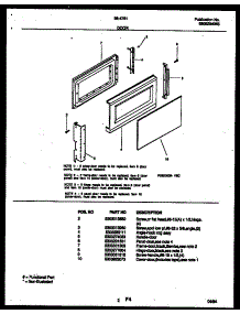 03 - Door Parts parts for Frigidaire Microwave 56-4751-10-05 from AppliancePartsPros.com