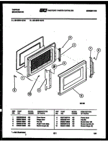03 - Door Parts parts for Frigidaire Microwave 56-2678-10-15 from AppliancePartsPros.com