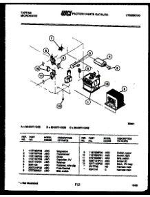 05 - Power Control parts for Frigidaire Microwave 56-2477-10-03 from AppliancePartsPros.com