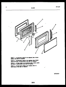 03 - Door Parts parts for Frigidaire Microwave 56-3452-10-02 from AppliancePartsPros.com