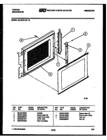 03 - Door Parts parts for Frigidaire Microwave 56-4278-10-15 from AppliancePartsPros.com