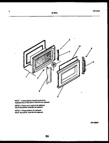 03 - Door Parts parts for Frigidaire Microwave 56-8692-10-01 from AppliancePartsPros.com