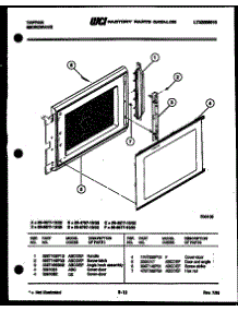 03 - Door Parts parts for Frigidaire Microwave 56-8677-10-02 from AppliancePartsPros.com