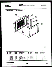 03 - Door Parts parts for Frigidaire Microwave 56-8878-10-01 from AppliancePartsPros.com