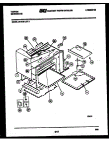 05 - Body Parts parts for Frigidaire Microwave 56-9139-10-02 from AppliancePartsPros.com