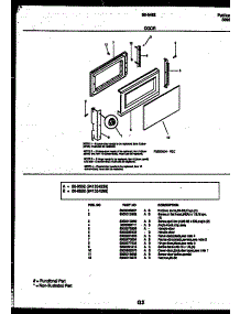 03 - Door Parts parts for Frigidaire Microwave 56-9532-10-02 from AppliancePartsPros.com