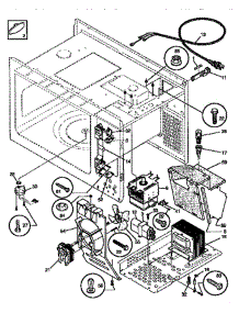 Functional parts for Tappan Microwave SMS138T1(941354509) from AppliancePartsPros.com