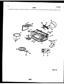 05 - Wrapper And Body Parts parts for Frigidaire Microwave 56-8692-10-01 from AppliancePartsPros.com