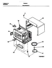 05 - Wrapper / Body parts for Frigidaire Microwave TMS062U1S0 from AppliancePartsPros.com