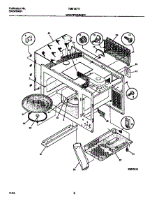 05 - Wrapper / Body parts for Frigidaire Microwave TMS137T1B2 from AppliancePartsPros.com