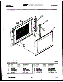 03 - Door Parts parts for Frigidaire Microwave 56-9238-10-01 from AppliancePartsPros.com