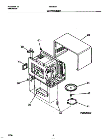 05 - Wrapper / Body parts for Frigidaire Microwave TMS083E1W0 from AppliancePartsPros.com