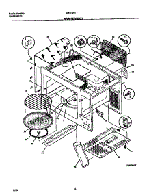 05 - Wrapper / Body parts for Frigidaire Microwave SMS139T1B2 from AppliancePartsPros.com