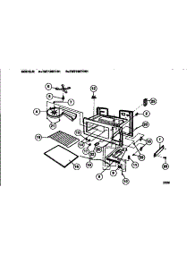05 - Functional parts for Frigidaire Microwave TMT106T1B1 from AppliancePartsPros.com