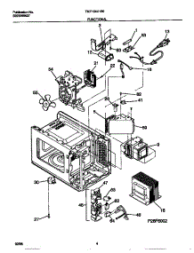 04 - Functional parts for Frigidaire Microwave TMT154U1B0 from AppliancePartsPros.com