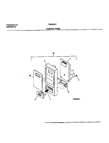 02 - Control Panel parts for Frigidaire Microwave TMS062E1S0 from AppliancePartsPros.com