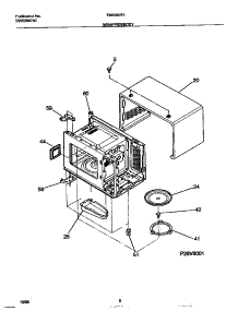 05 - Wrapper / Body parts for Frigidaire Microwave TMS062E1S0 from AppliancePartsPros.com