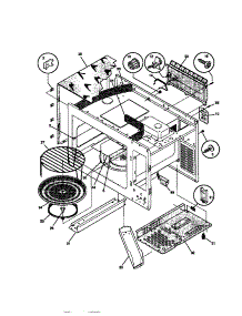 05 - Wrapper, Body parts for Frigidaire Microwave TMS134T from AppliancePartsPros.com