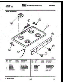 03 - Cooktop Parts parts for Frigidaire Range 30-1049-00-04 from AppliancePartsPros.com