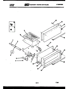 06 - Broiler Drawer And Door Parts parts for Frigidaire Range 12-3883-45-01 from AppliancePartsPros.com