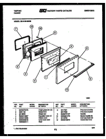04 - Door Parts parts for Frigidaire Range 30-2139-23-06 from AppliancePartsPros.com
