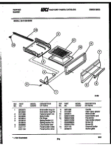 05 - Broiler Drawer Parts parts for Frigidaire Range 30-2139-23-06 from AppliancePartsPros.com