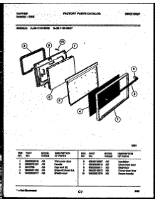 05 - Door Parts parts for Frigidaire Range 30-1149-23-07 from AppliancePartsPros.com