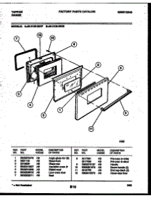 04 - Door Parts parts for Frigidaire Range 30-2139-23-08 from AppliancePartsPros.com