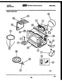 05 - Wrapper And Body Parts parts for Frigidaire Microwave 56-2461-10-01 from AppliancePartsPros.com