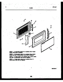 03 - Door Parts parts for Frigidaire Microwave 56-4851-10-02 from AppliancePartsPros.com