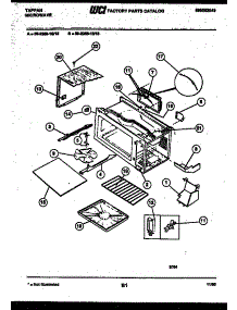 05 - Wrapper And Body Parts parts for Frigidaire Microwave 56-2359-10-15 from AppliancePartsPros.com