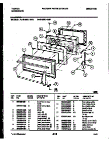 07 - Door Parts parts for Frigidaire Microwave 56-2991-10-01 from AppliancePartsPros.com