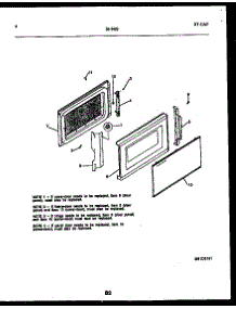 03 - Door Parts parts for Frigidaire Microwave 56-5462-10-01 from AppliancePartsPros.com