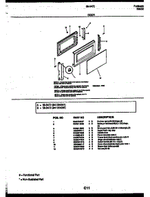 03 - Door Parts parts for Frigidaire Microwave 56-5472-10-02 from AppliancePartsPros.com