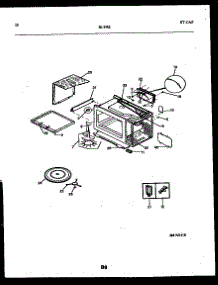 06 - Wrapper And Body Parts parts for Frigidaire Microwave 56-5462-10-01 from AppliancePartsPros.com
