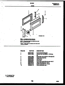 03 - Door Parts parts for Frigidaire Microwave 56-8492-10-03 from AppliancePartsPros.com