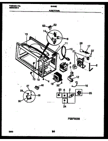 04 - Functional Parts parts for Frigidaire Microwave 56-8492-10-03 from AppliancePartsPros.com