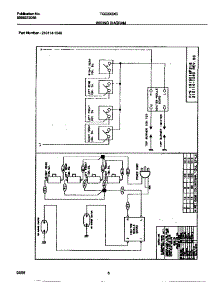 04 - Wiring Diagram parts for Frigidaire Cooktop TGC3X3XCC1 from AppliancePartsPros.com