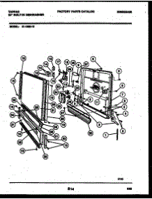 04 - Door Parts parts for Frigidaire Dishwasher 61-1082-10-00 from AppliancePartsPros.com