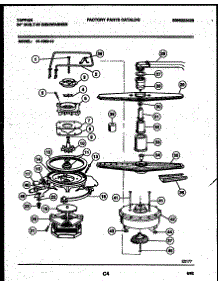 06 - Motor Pump Parts parts for Frigidaire Dishwasher 61-1082-10-00 from AppliancePartsPros.com