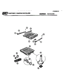 07 - Rack Assembly parts for Frigidaire Dishwasher 61-1127-10-00 from AppliancePartsPros.com
