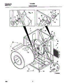 02 - Cabinet / Drum parts for Frigidaire Dryer TDE336REW1 from AppliancePartsPros.com